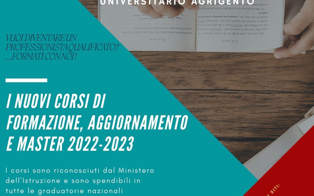 Corsi di Formazione, Aggiornamento e Master di Specializzazione